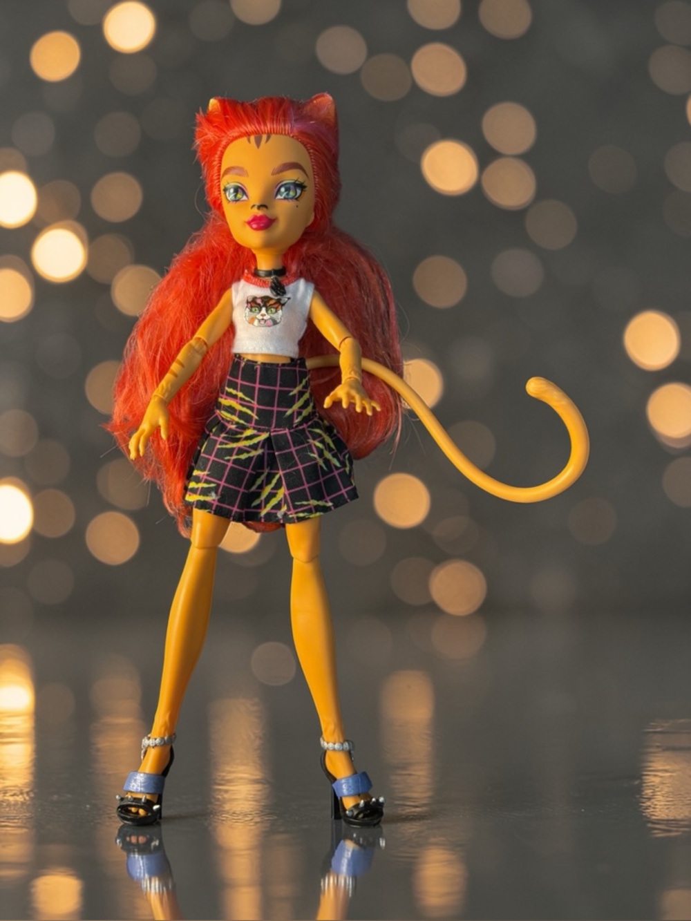 Monster High Doll Toralei Stripe G3 Mattel Shadow High Uma Shoes Orange Cat Girl